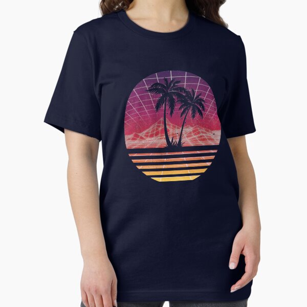 Item preview, Modern Retro 80s Outrun Sunset Palm Tree Silhouette - Original designed and sold by RetroRoy.