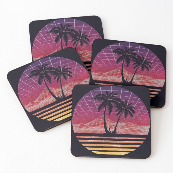 Item preview, Modern Retro 80s Outrun Sunset Palm Tree Silhouette - Original designed and sold by RetroRoy.