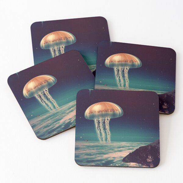 Item preview, Space Jellyfish, Surrealist Vintage designed and sold by Synthetic-Dream.