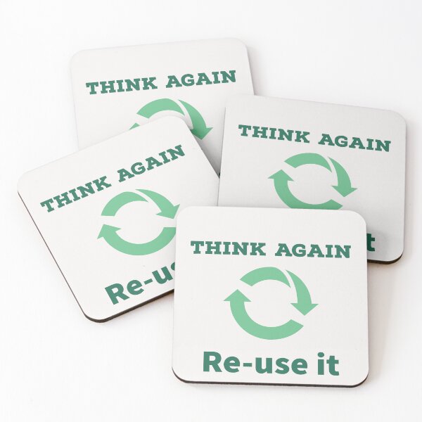 Item preview, Reuse it think again  designed and sold by samshopindia.