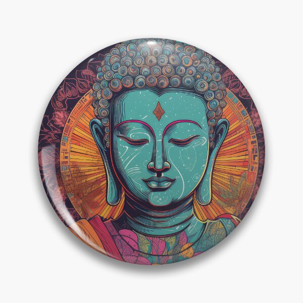 Item preview, Enlightened Buddha zen great art fine art designed and sold by bharuarts.