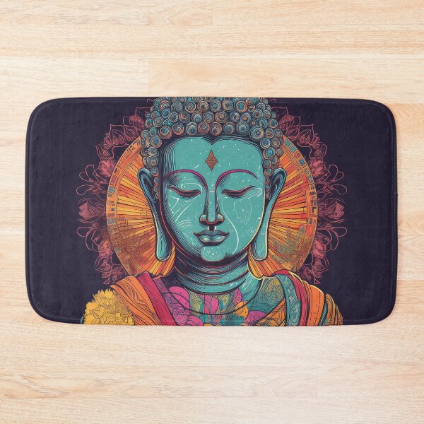 Item preview, Enlightened Buddha zen great art fine art designed and sold by bharuarts.