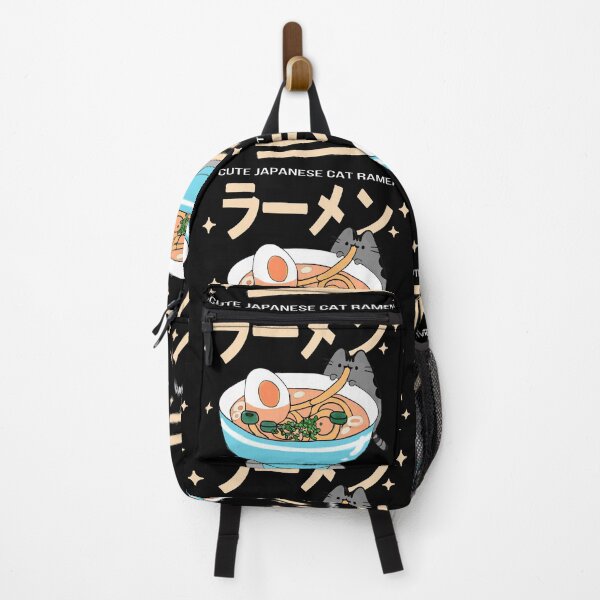 Item preview, Cute Cat Eating Ramen designed and sold by Verycutethings.
