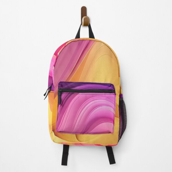 Item preview, Blushing Atlas: A Luxurious Fabric in Yellow, Pink, and Navy Blue designed and sold by FireScreen.