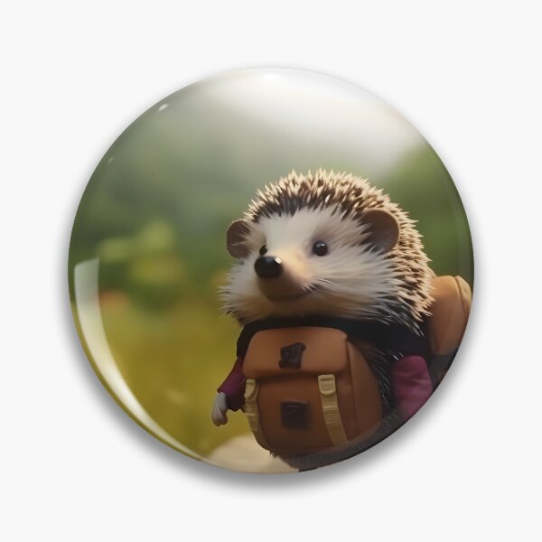 Artikelvorschau, Small hedgehog gentleman ready to travel to the big city entworfen und verkauft von SingularityGeek.