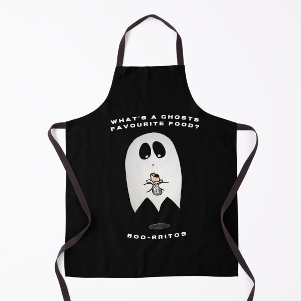 Item preview, ghost eating a boo-rito white text designed and sold by andrewc161099.