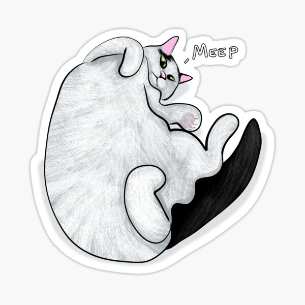 Meep Morp Dinosaur Sticker