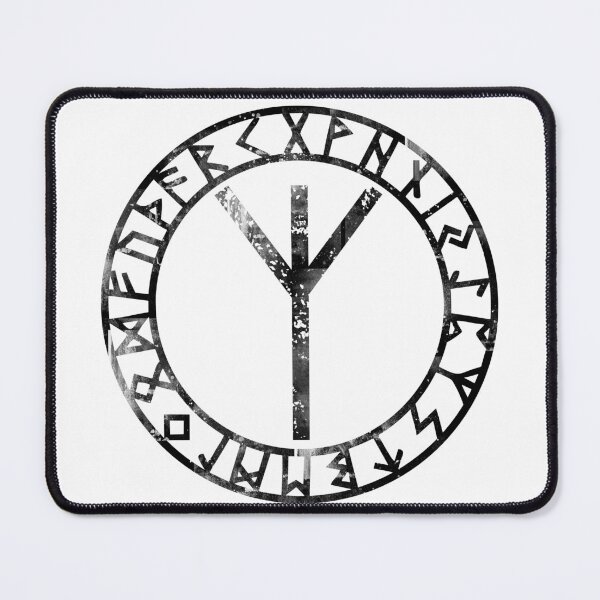 Item preview, Algiz Viking Rune - Protection Rune, Valhalla  designed and sold by PhotoArtMC.