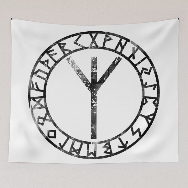 Item preview, Algiz Viking Rune - Protection Rune, Valhalla  designed and sold by PhotoArtMC.