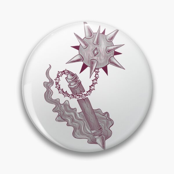 Item preview, flail designed and sold by Little Crows Trinkets.