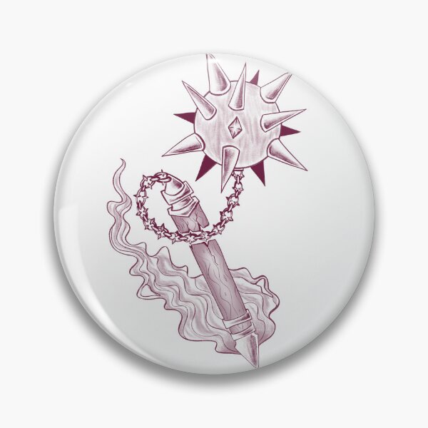 Item preview, flail designed and sold by Little Crows Trinkets.