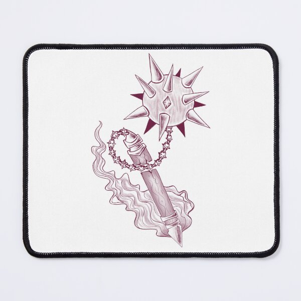Item preview, flail designed and sold by Little Crows Trinkets.