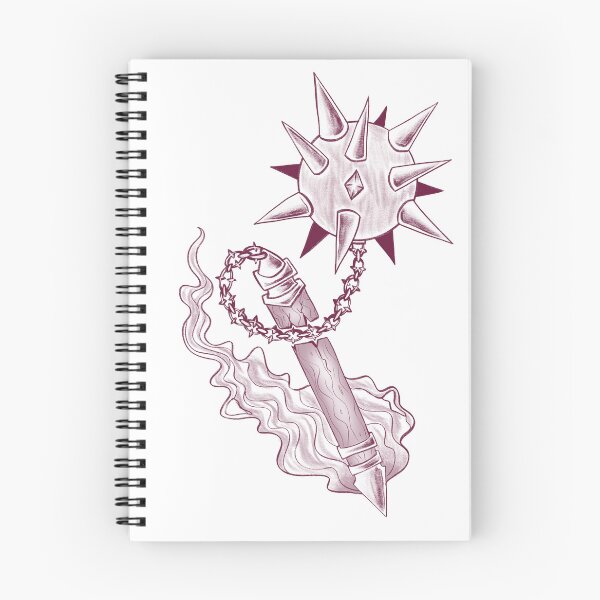Item preview, flail designed and sold by Little Crows Trinkets.