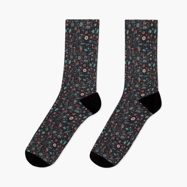 Item preview, Retro space pattern designed and sold by wayweroll.