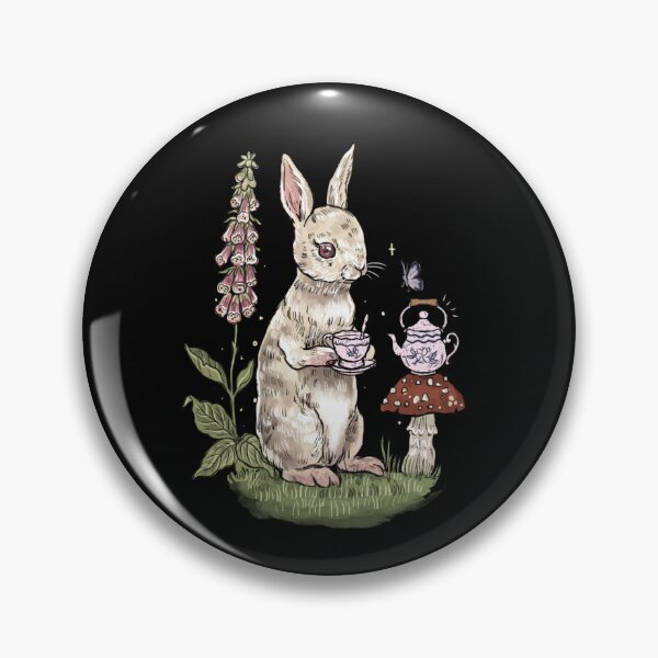 Item preview, Cottagecore Rabbit Teaparty designed and sold by CharlotteGanz.