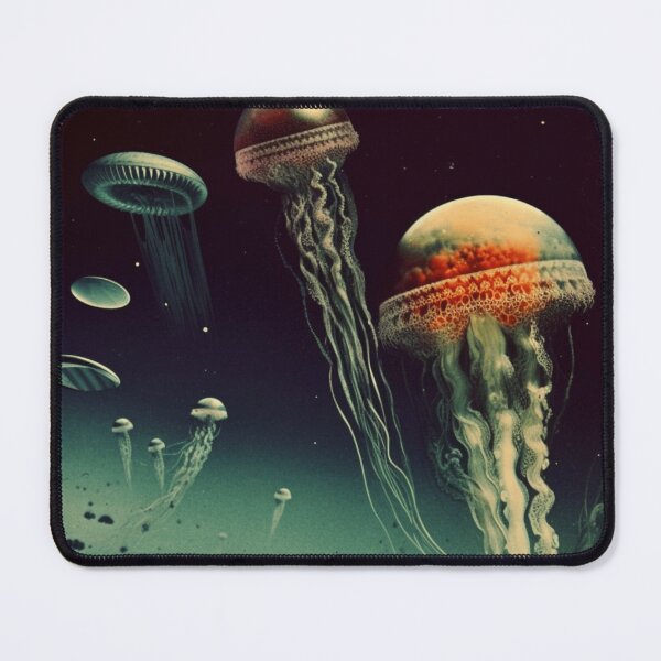 Item preview, Space Giant Jellyfishes, Surrealist Vintage designed and sold by Synthetic-Dream.