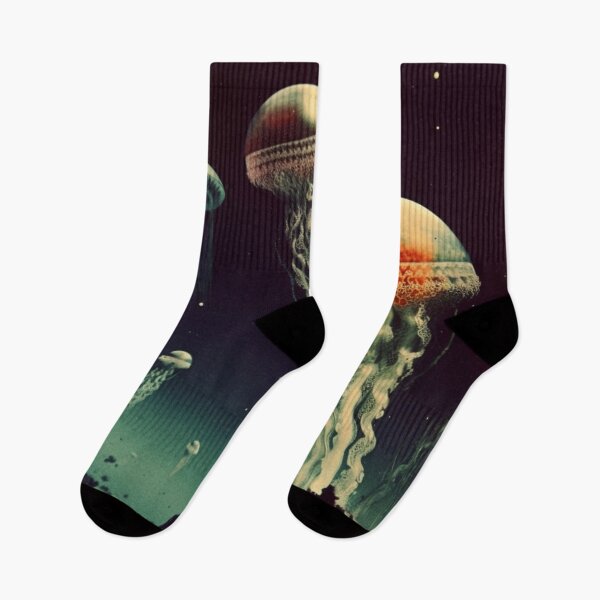 Item preview, Space Giant Jellyfishes, Surrealist Vintage designed and sold by Synthetic-Dream.