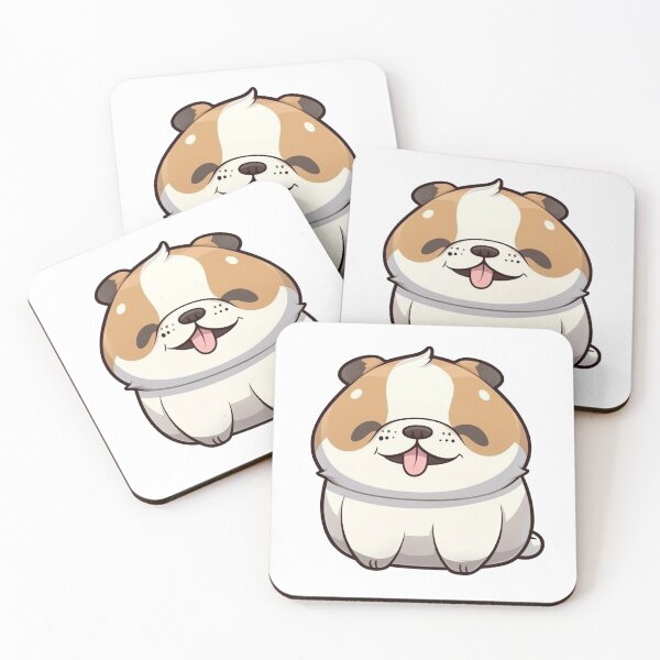 Item preview, Kawaii Cartoon Dog Chubby Stickers designed and sold by cooeeman.