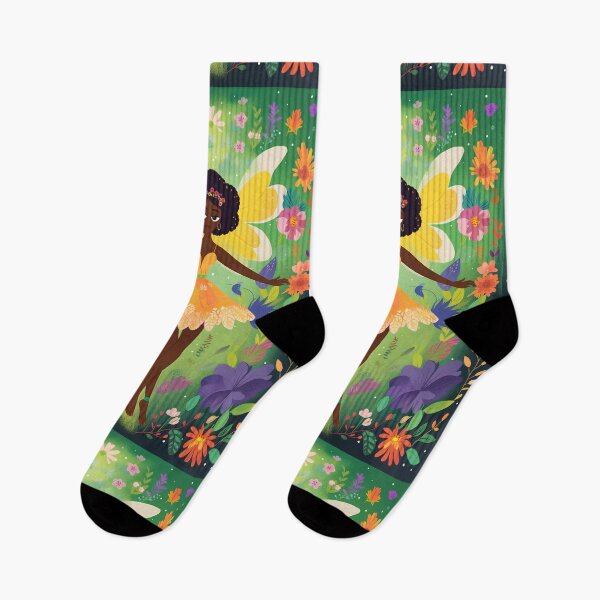 Item preview, Cute Fairy in the Floral Garden designed and sold by Red Witch Art.