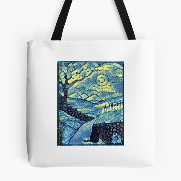 Item preview, Starry Night Cat  designed and sold by SurrEllArt.