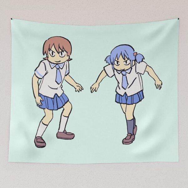 Item preview, I draw that scene of tough looking yuuko and mio / funny nichijou meme designed and sold by RansRoom.