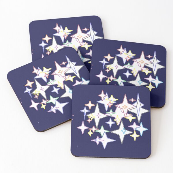 Item preview, Stars Art Minimalist White on Dark designed and sold by DianeBP.