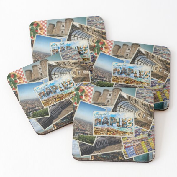 Item preview, Greetings from Naples in Italy Vintage style retro souvenir designed and sold by DeveloperProp0.