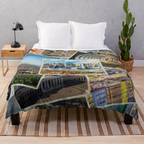 Item preview, Greetings from Naples in Italy Vintage style retro souvenir designed and sold by DeveloperProp0.