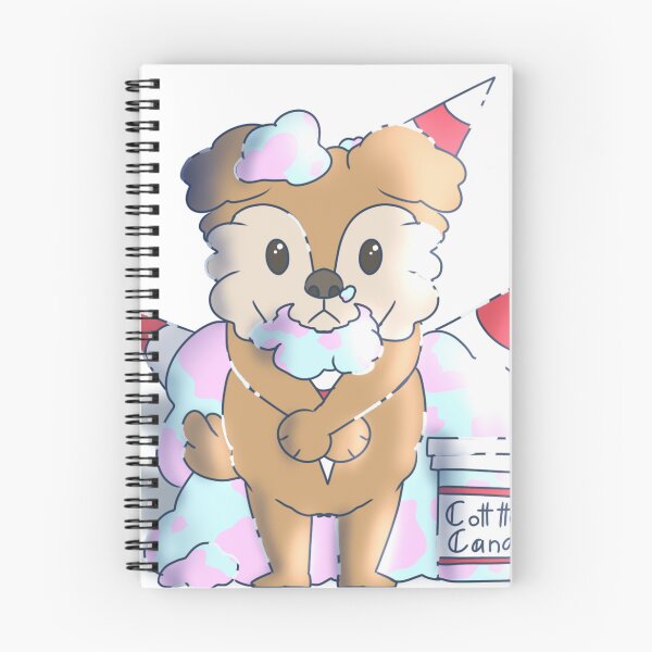 Item preview, Cute dog loves to eat cotton candy designed and sold by BeemessageShop.