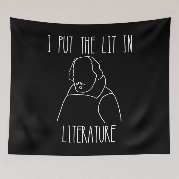 Item preview, I put the lit in literature - funny books lover slogan designed and sold by kapotka.