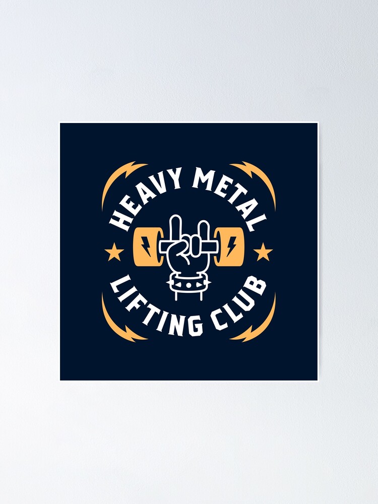 Heavy Metal Lifting Club (Yellow)