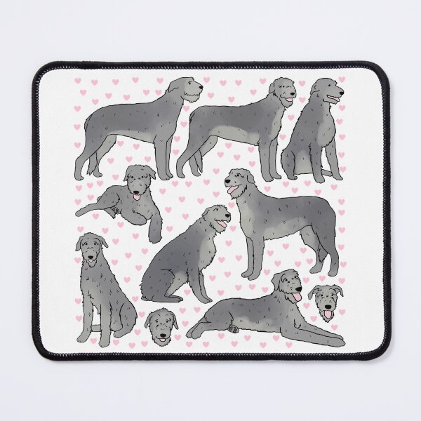 Item preview, Irish wolfhound cute pattern  designed and sold by Yarafantasyart.