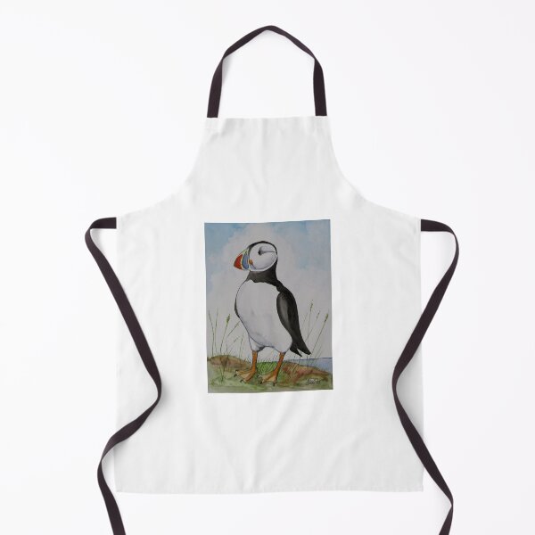 Item preview, Puffin. Watercolor on 20x28cm watercolor paper. designed and sold by crowleyronan123.