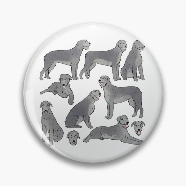 Item preview, Irish wolfhound cute pattern  designed and sold by Yarafantasyart.