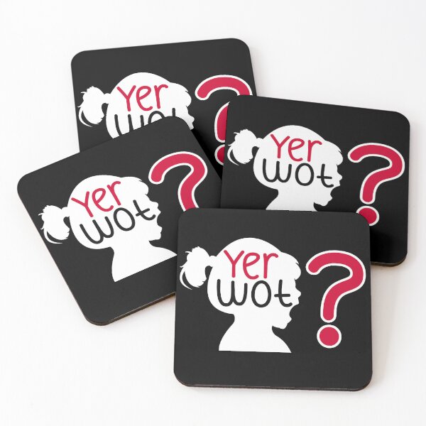 Item preview, "Yer wot?" funny British slang dialect Cockney Yorkshire designed and sold by incurablehippie.