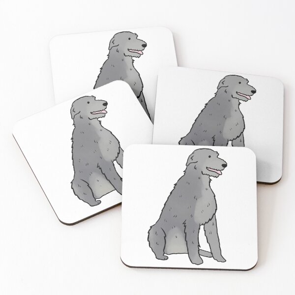 Item preview, Irish wolfhound dog cute illustration  designed and sold by Yarafantasyart.