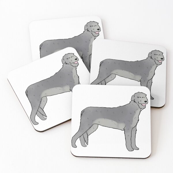 Item preview, Irish wolfhound dog cute illustration  designed and sold by Yarafantasyart.
