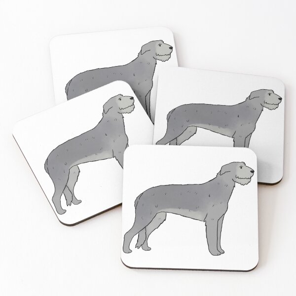 Item preview, Irish wolfhound dog cute illustration  designed and sold by Yarafantasyart.