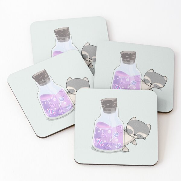 Item preview, Cute and funny raccoon with sweet designed and sold by Omnuttar.