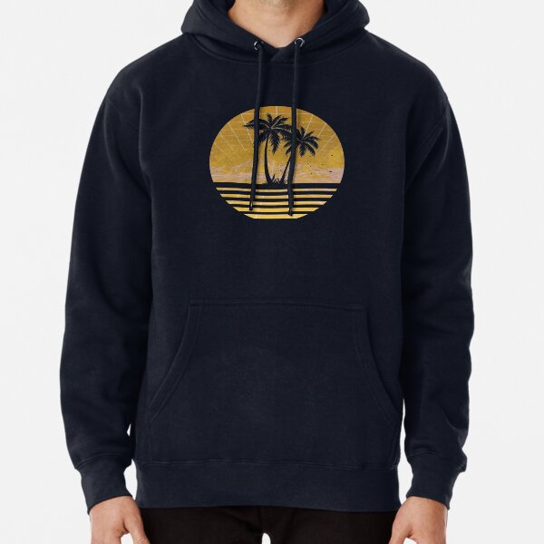 Item preview, Modern Retro 80s Outrun Sunset Palm Tree Silhouette - Gold designed and sold by RetroRoy.