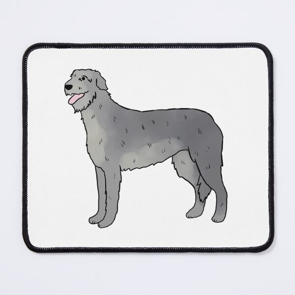 Item preview, Irish wolfhound dog cute illustration  designed and sold by Yarafantasyart.