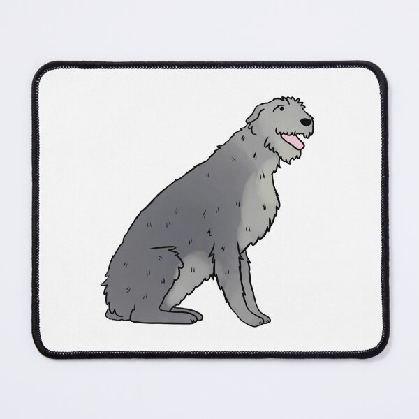 Item preview, Irish wolfhound dog cute illustration  designed and sold by Yarafantasyart.