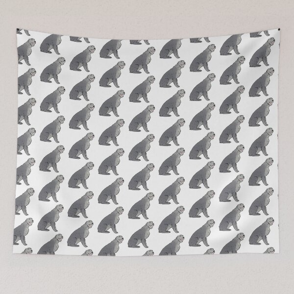 Item preview, Irish wolfhound dog cute illustration  designed and sold by Yarafantasyart.