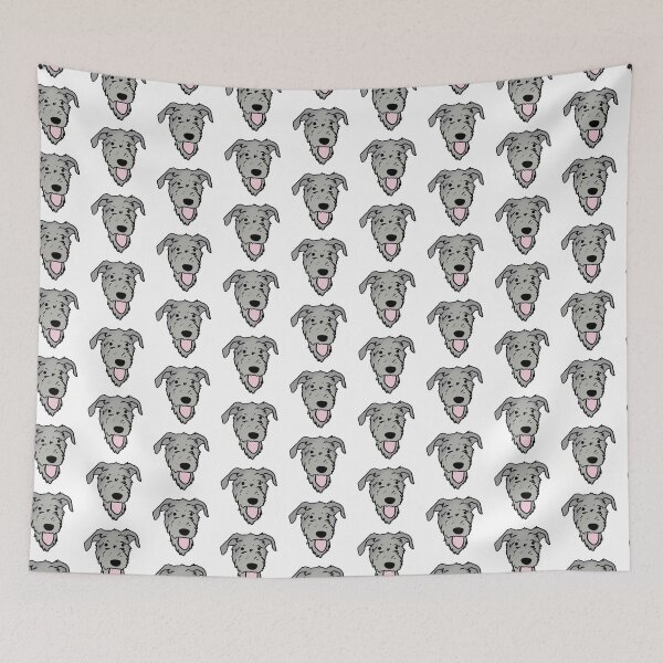 Item preview, Irish wolfhound dog cute illustration  designed and sold by Yarafantasyart.