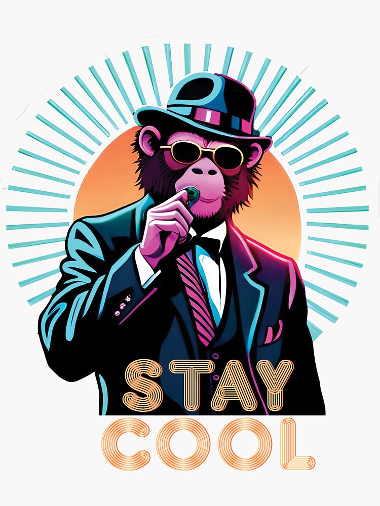 Stay Cool Sticker for Sale by Pranab Padhi