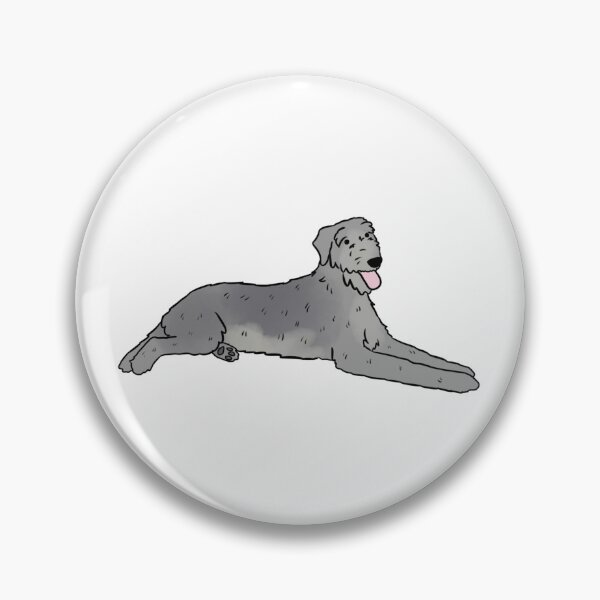 Item preview, Irish wolfhound dog cute illustration  designed and sold by Yarafantasyart.