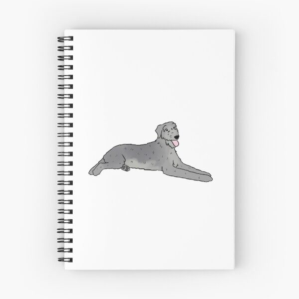 Item preview, Irish wolfhound dog cute illustration  designed and sold by Yarafantasyart.