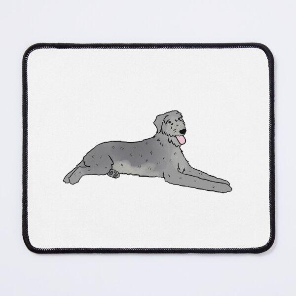 Item preview, Irish wolfhound dog cute illustration designed and sold by Yarafantasyart.