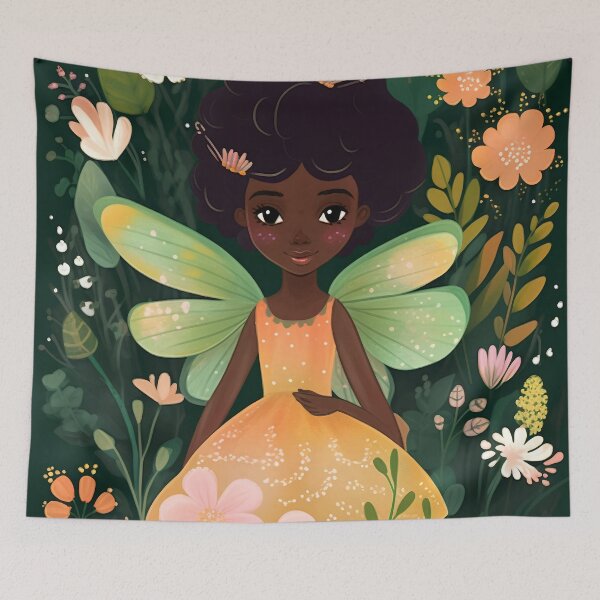 Item preview, Cute Fairy in the Floral Garden2 designed and sold by Red Witch Art.