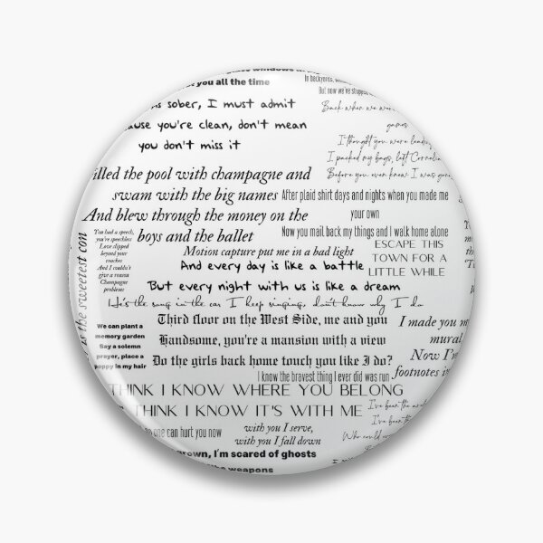 Item preview, Taylor Swift Eras Lyrics  designed and sold by FredSlusher.